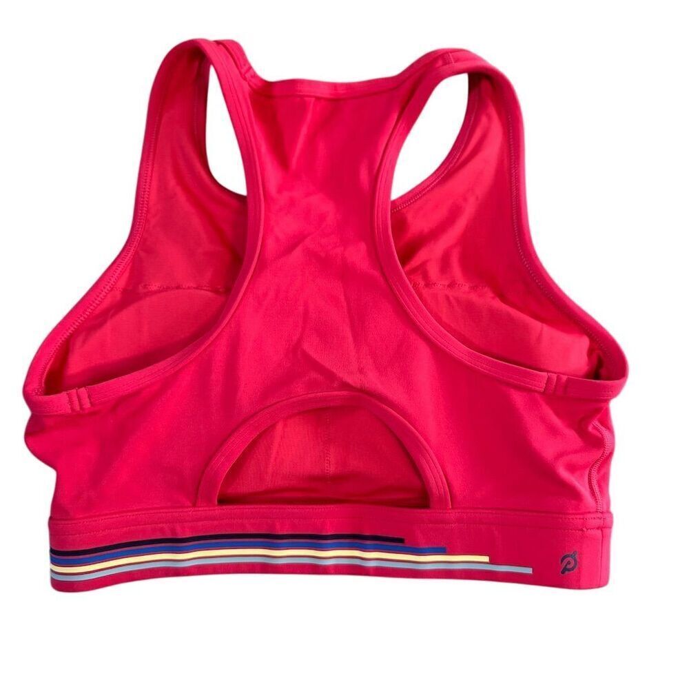 Peloton Women's Racerback Sports Bra Red Olympic Line Size Medium - Picture 8 of 9